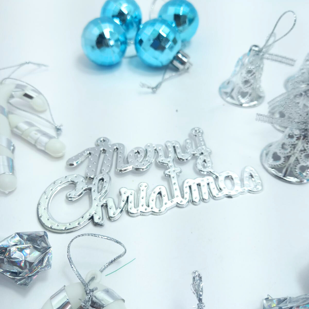 8091 - Christmas Tree Decorations 16 Pcs Set - Image 2