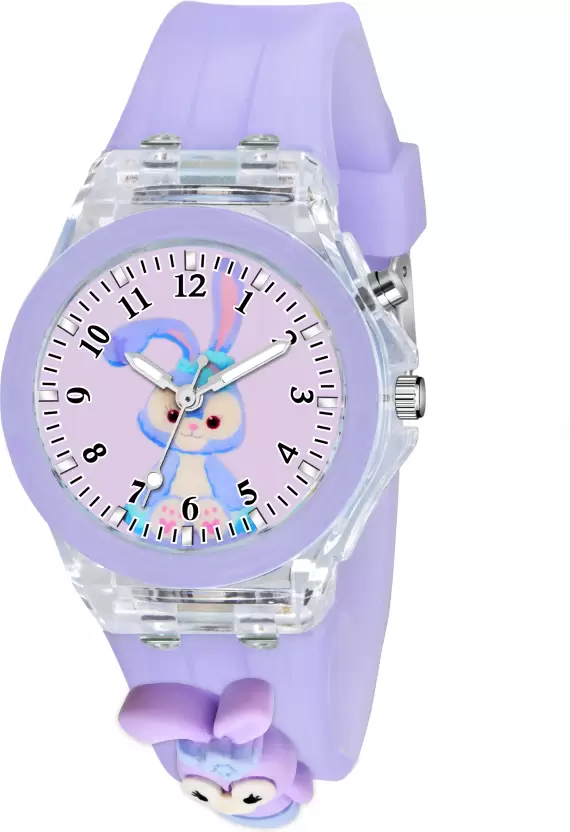 6038 Multi-Color light Design soft and durable silicone strap kids UNISEX WATCH - Image 7
