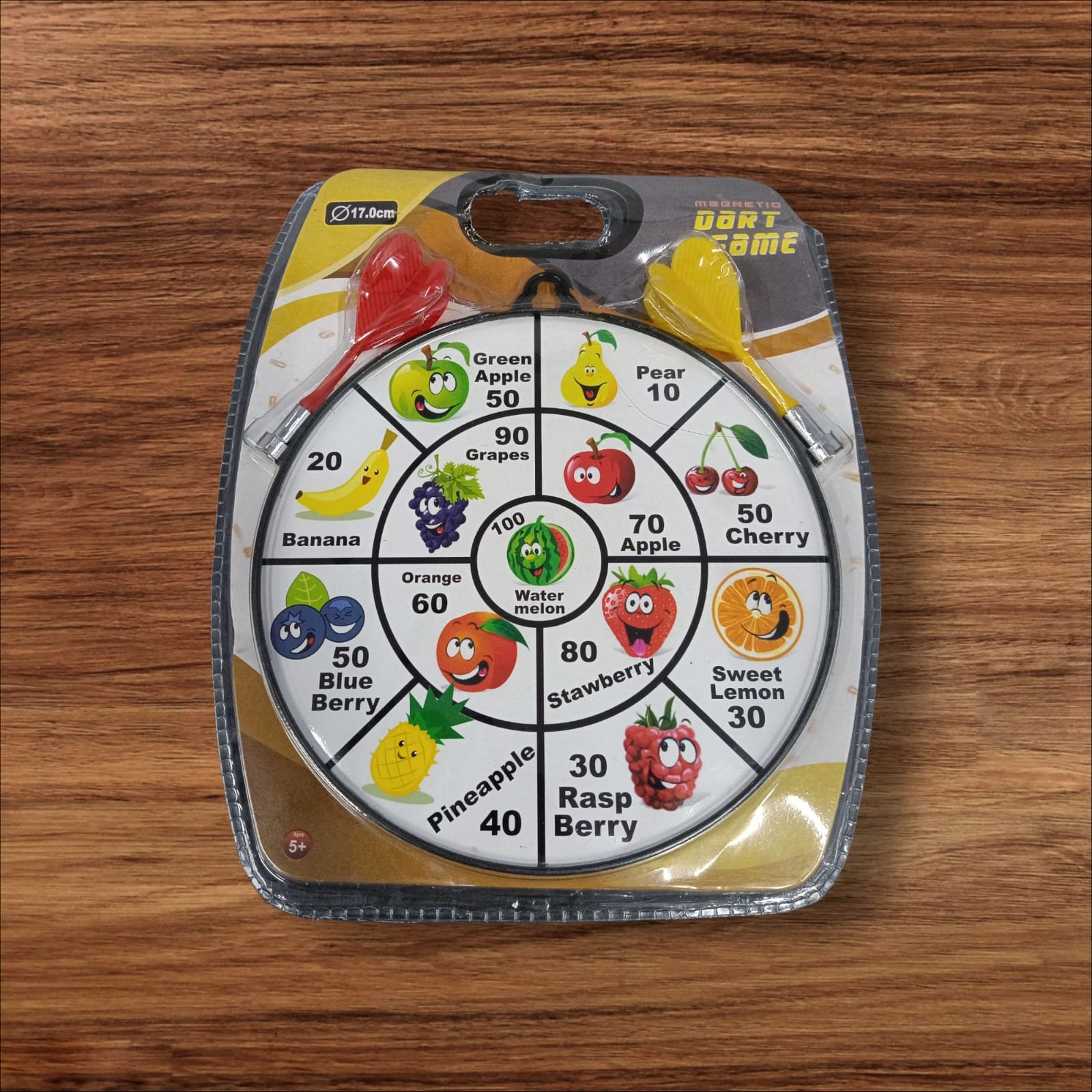 LM-007 Magnetic Dart Board Game for Kids – 7 Inch Indoor & Outdoor Fun with 2 Soft Darts