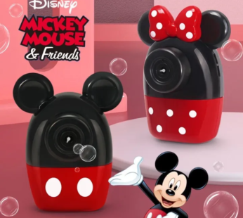 AH-198  Disney Mickey Minnie Camera Battery Operated Bubble Camera