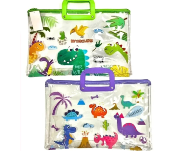 8083 Diamond Plastic Chain Handling Bag-Long with Handle & Chen 38*28 cm