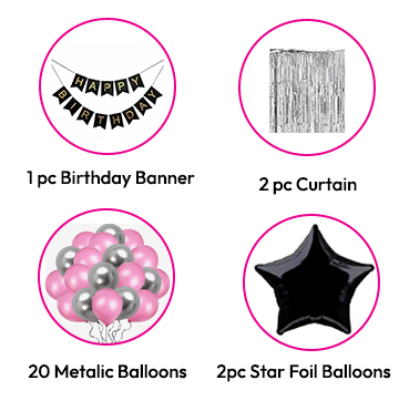 5555 Happy Birthday decoration Single Star kit - Image 2