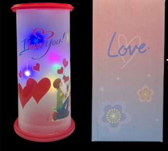 10215 Love Valentines Day ,Lamp Gift Showpiece Mix Model With Lights