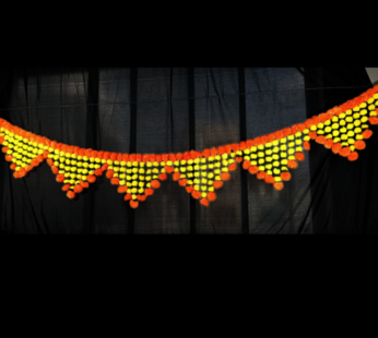 11156 Bandhanwar for Entrance Torans for Main Door Wall Hanging Bandarwal for Festive Home Decoration {10 Feet}