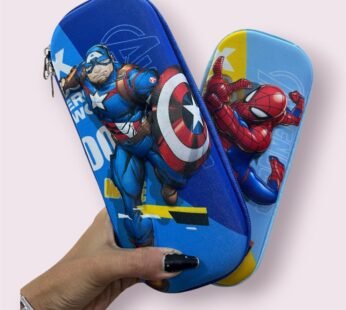 11343 Avenger Pencil Pouch | School Pencil Case for Kids | Pen-Pencil Box for Kids | Compass Box | School Stationery Supplies |