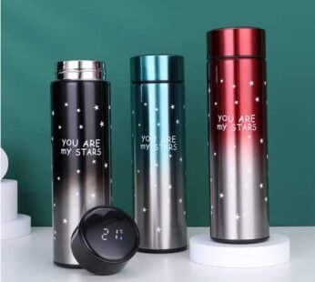 10263 Star Stainless Steel Temperature Display Smart Water Bottle Vacuum Flasks Thermos 500ml