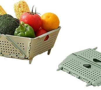 6091 Plastic Foldable Storage Basket