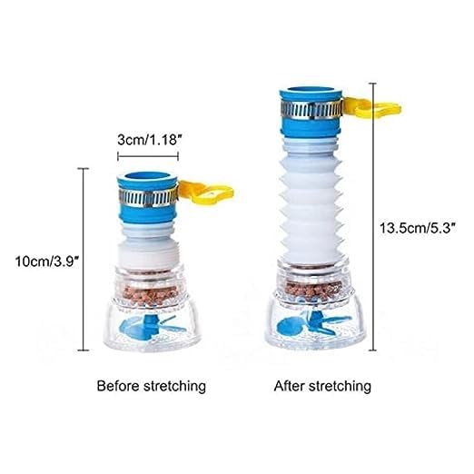 010054 Anti Splash Water Saving Movable Sink Faucet Expandable Water Tap Filter Shower Head Rotatable Nozzle Adapter Tap320 - Image 6