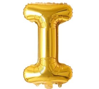 9017 (10 pcs) I Gold Letter Foil Balloon