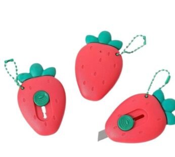 20032 {Pack of 12} Mini Strawberry Cutter Office School Stationery for Students