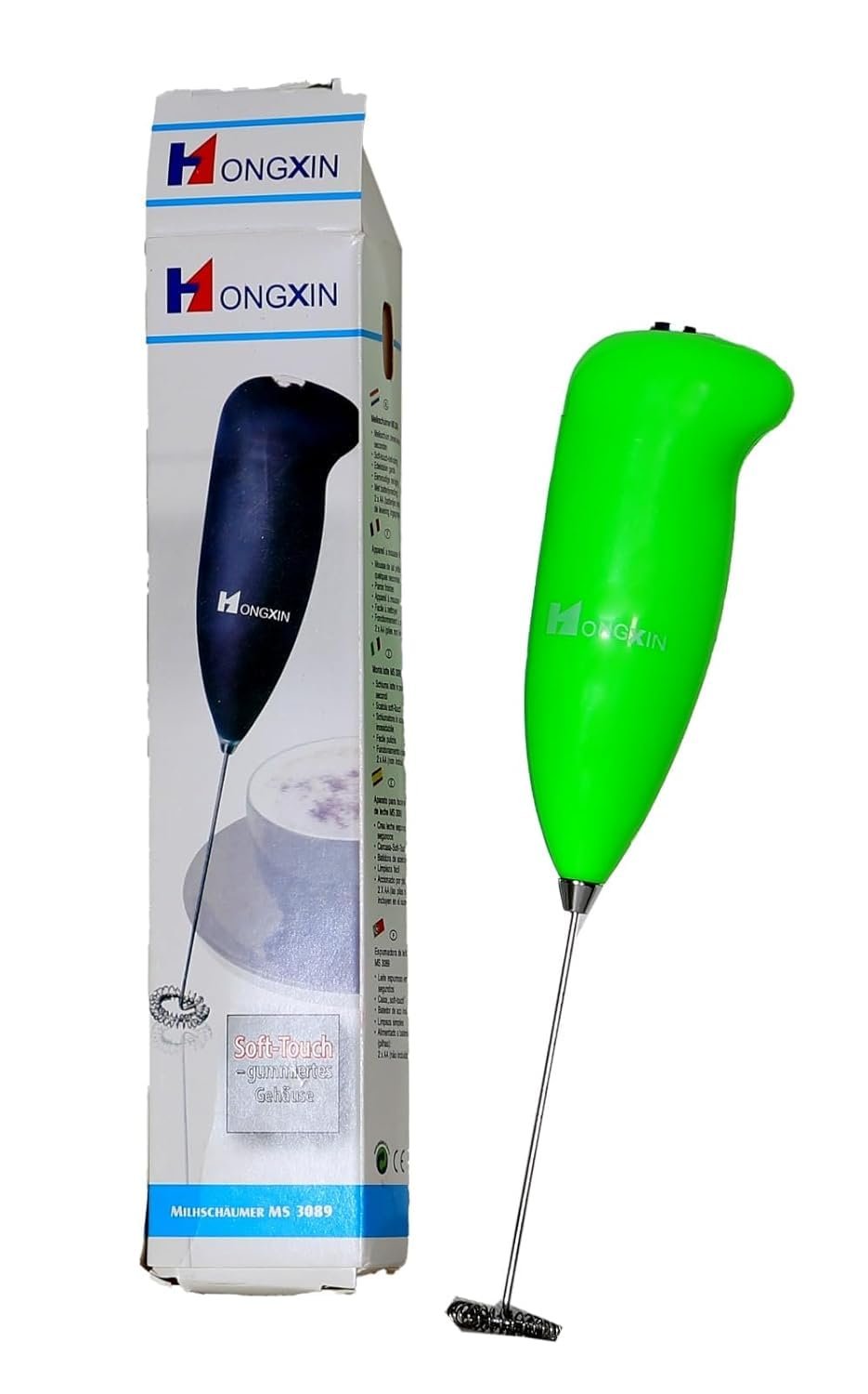 MS-3089 HONGXIZ Electric Wireless Portable Handheld Foam Maker Hand Blender Milk Wand Mixer Frother for Coffee, Juice, Cafe Latte, Espresso, Cappuccino, Lassi - Image 7