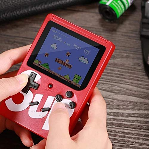 10407 kidsROAR Video Game with Mario, Super Mario Contra, Other 400 Games with Battery Included, Games Station Best Gaming Console Video Game for Kids, 3.0 inch super wide LCD Display - Image 3
