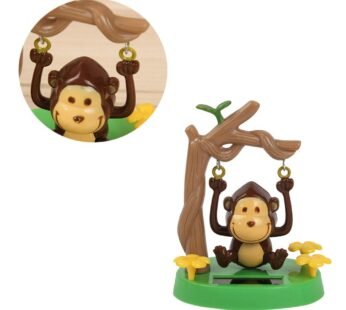 10273 Solar Powered Dancing Toy Swinging Monkey Bobbleheads Shaking Car Dashboard Ornament for car Interior Decorations Ornament Gift