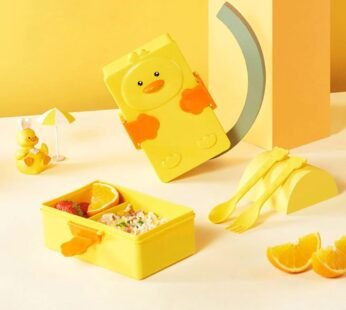 6650 Cuddle Little Ducky Kids Lunch Box Leak-Proof Bento Box for School, Travel & Office
