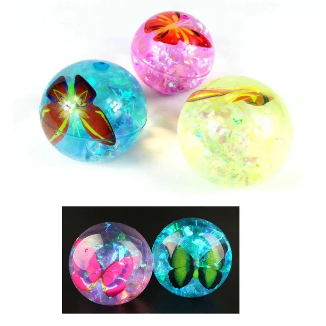 5066 ( 6 pcs ) Glitter Light Ball