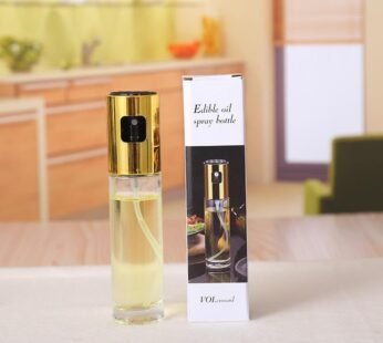 10089 Edible Oil Spray Bottle for Cooking, 100ml Transparent Glass Oil Spray Bottle