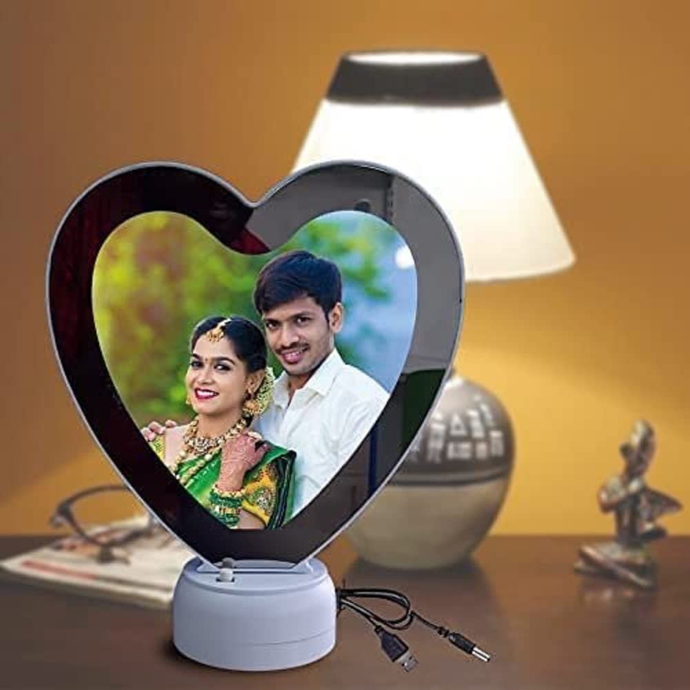 3003 Heart Shape Magic Photo Frame & Mirror