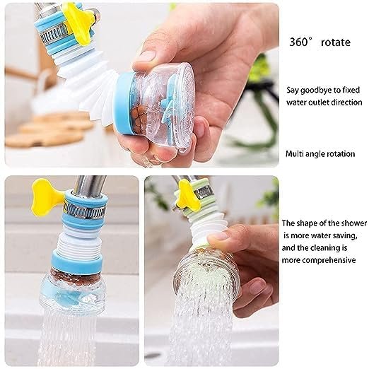 010054 Anti Splash Water Saving Movable Sink Faucet Expandable Water Tap Filter Shower Head Rotatable Nozzle Adapter Tap320 - Image 7