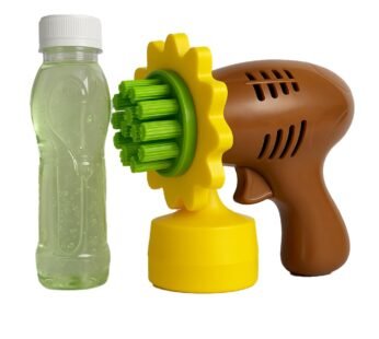 TL-101 Sunflower Bubble Gun Fun Blaster for Kids | 21 Holes Battery Operated Bubble Gun