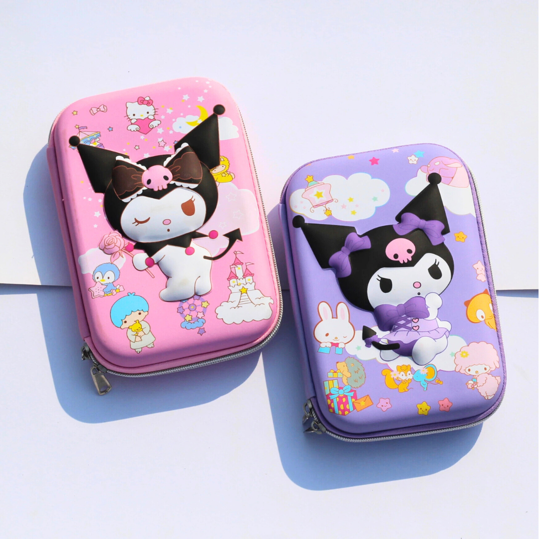 10145 3D Theme Random Pencil Pouches for Grils