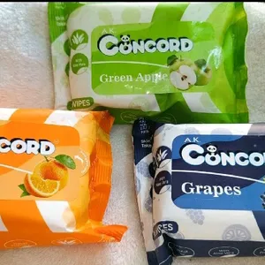 032 Ultra Compact Wet Wipes: Refreshing Care 25Pcs Wipes