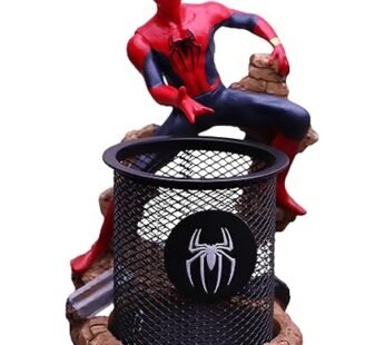 GL2312 Spider Men Penstand Creative Novelty Office Desk Decorations Man boy Girls Gadgets Stationery Storage Box