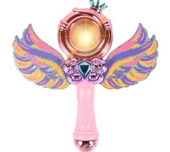 8898A Magical Light-Up Musical Wand for Girls with Flashing Lights & Sound – Birthday Gift for Kids