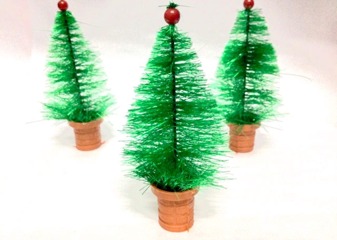 8068 Mini Christmas Tree set of 12 Tree