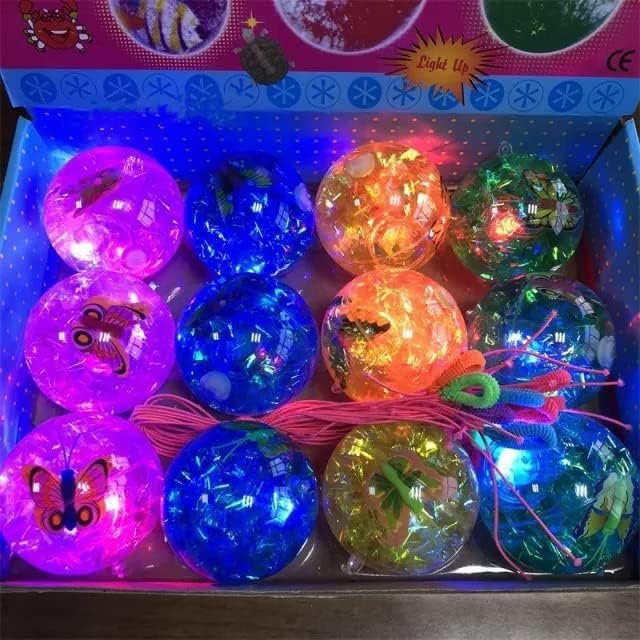 5066 ( 6 pcs ) Glitter Light Ball - Image 2