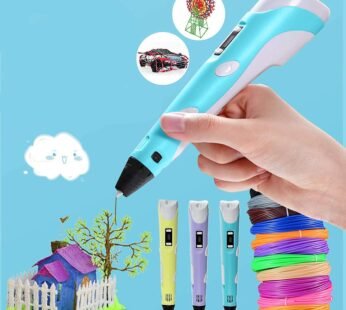 1829 3D Pen Professional |3D Printing Drawing Pen With Different Color Abs / Pla Filament For Creative Modelling | Project And Education Purpose |Random Color