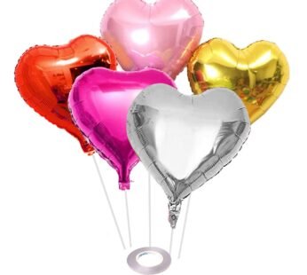59051 (10 pcs) Heart shape balloons