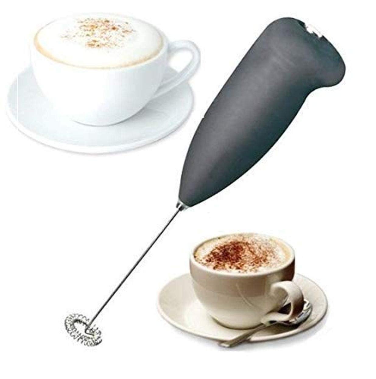 MS-3089 HONGXIZ Electric Wireless Portable Handheld Foam Maker Hand Blender Milk Wand Mixer Frother for Coffee, Juice, Cafe Latte, Espresso, Cappuccino, Lassi