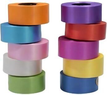 8085-5 Bundels (25 Rolls) Curling Ribbon Roll Random Colour Size -1 Inch
