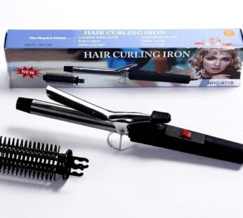 471B Electric Hair Curling Iron Hair Curler Roller with Revolutionary Automatic Curling Machine for Women (Black)