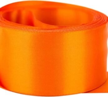 4652 ( 5 pcs ) 1 inch Orange Satten Ribbon