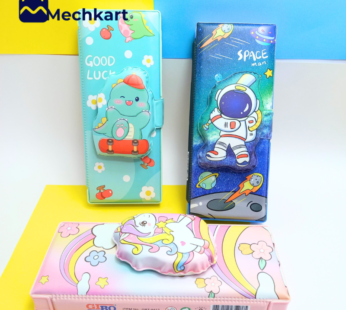 4417  3D spunch magnetic pencil box Random