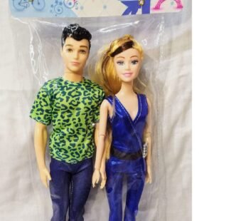 NX700 Sweet Boy & Girl Couple Set of 2 Plastic Dolls