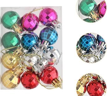 8065  Christmas 12Pcs Ball Ornaments