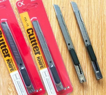 10299 (6 pcs) Metal Small Portable Utility Knife Cutting Paper Wallpaper Knife Office Stationery