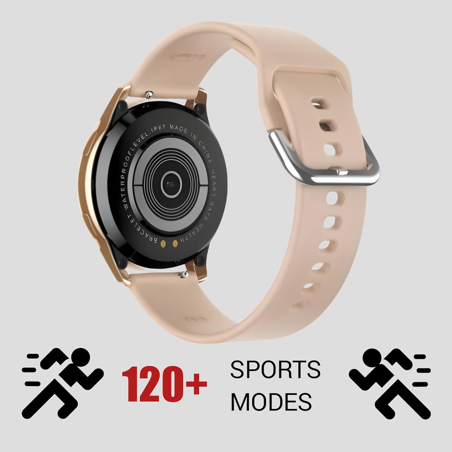 8036 SmartWatch Active 2 Bluetooth Black, Aluminium Dial Belt and Chain watch - Image 4