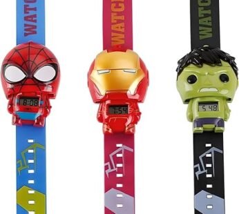 7055  Kids face change Cartoon Wrist Watches Toy for Boys