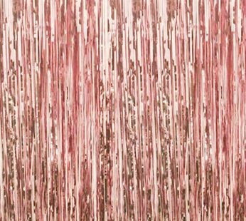 3010 (10 pcs) Rose Gold Foil Fringe Curtain
