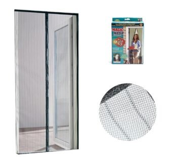 8006 Magic Mesh Magnetic Mosquito Screen Door Net Curtain (205×100 CM)