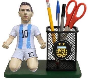 HBC-188830 Messi Pen Pencil Stand | Football Player Pen Pencil Holder for Desk Study Table