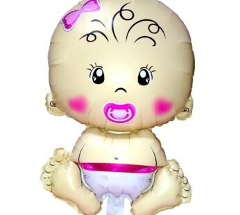 10158 -(10 pcs) Foil Baby Shower Balloon For Girl 16 inch