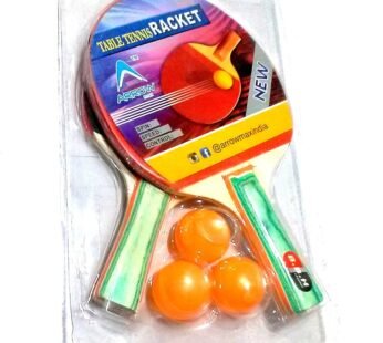 NI – 7218 Table Tennis Set with Two Racket with Three Ball