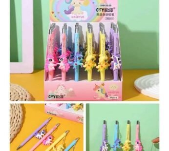 10471 {Pack of 6} Unicorn Pencil with Earaser for Kids