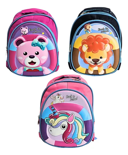 20106 Stylish Cute Multipurpose Nursery School Bag Backpack {Random Design} - Image 2