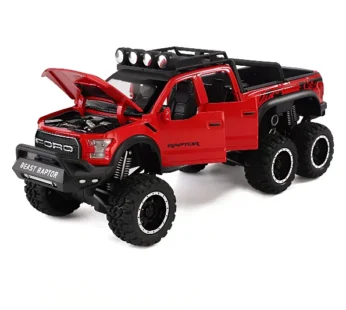 5513 Pickup Toy Trucks For Boys, F150 Alloy Toy Trucks With Sound & Light, Pull Back Pickup Toys For Gifts