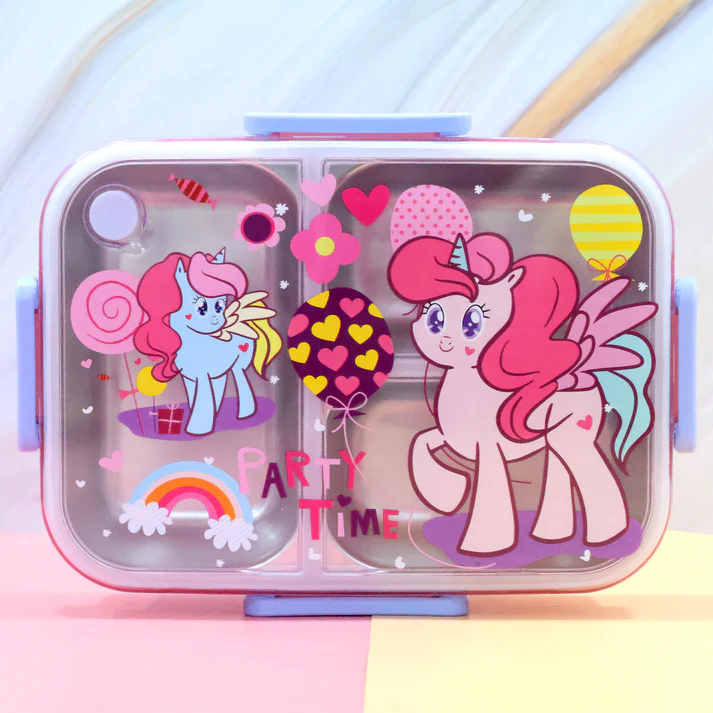 3532 Lunch box with 3 inner grid 710 ml Random - Image 6